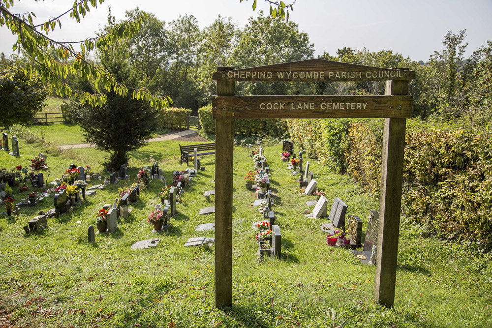 Cock Lane Cemetery Tylers Green Chapel Road Allotments Flackwell Heath