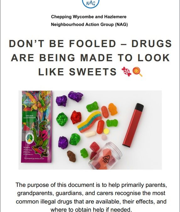 Chepping Wycombe and Hazlemere NAG – Drug Awareness Leaflet